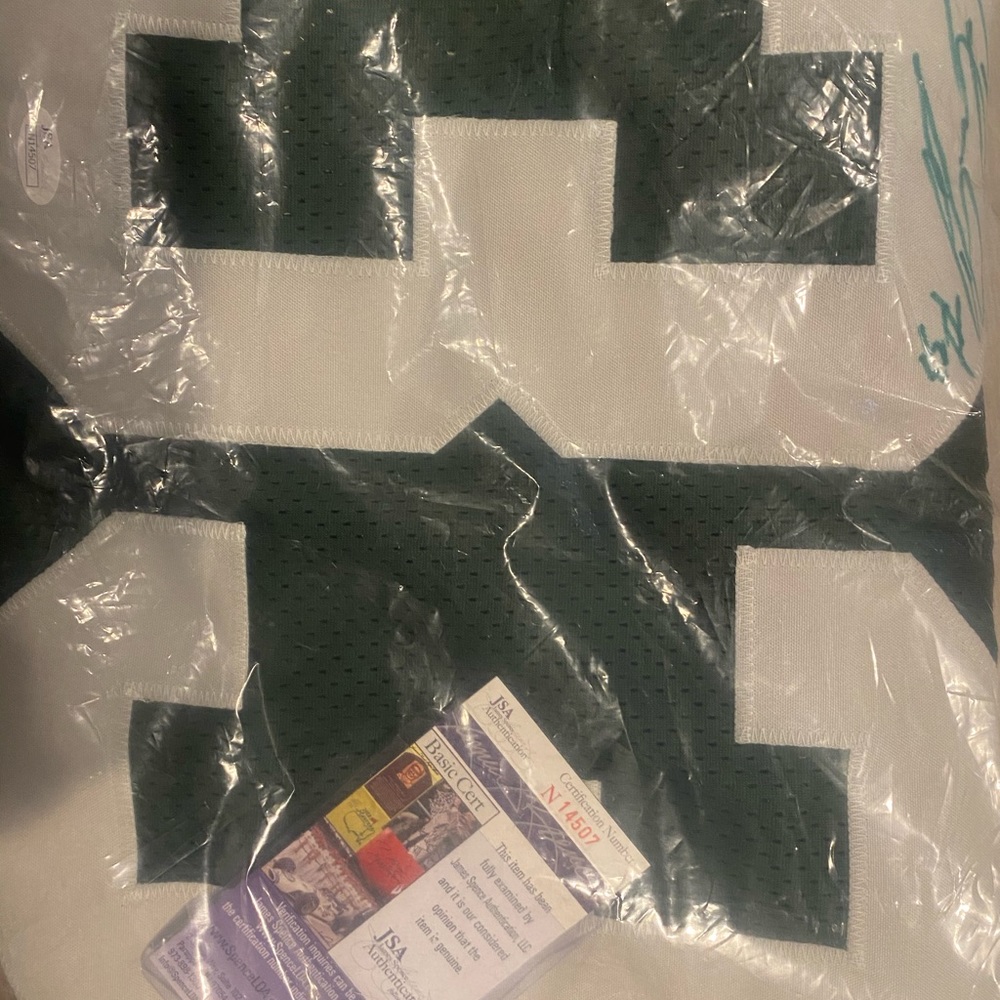 Custom NYJ JERSEY - Chris Ivory signed - JSA cert